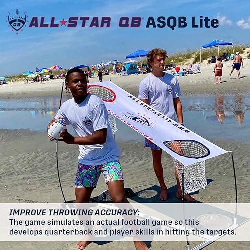 Miniatura 4 de LITE Juego de red de lanzamiento de fútbol, equipo de entrenamiento y práctica, fácil configuración y jugabilidad, ideal para niños y adultos.