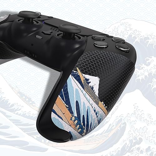 Miniatura 7 de eXtremeRate PlayVital - Agarre de control antideslizante que absorbe el sudor para controlador PS5, almohadillas de goma suave con textura