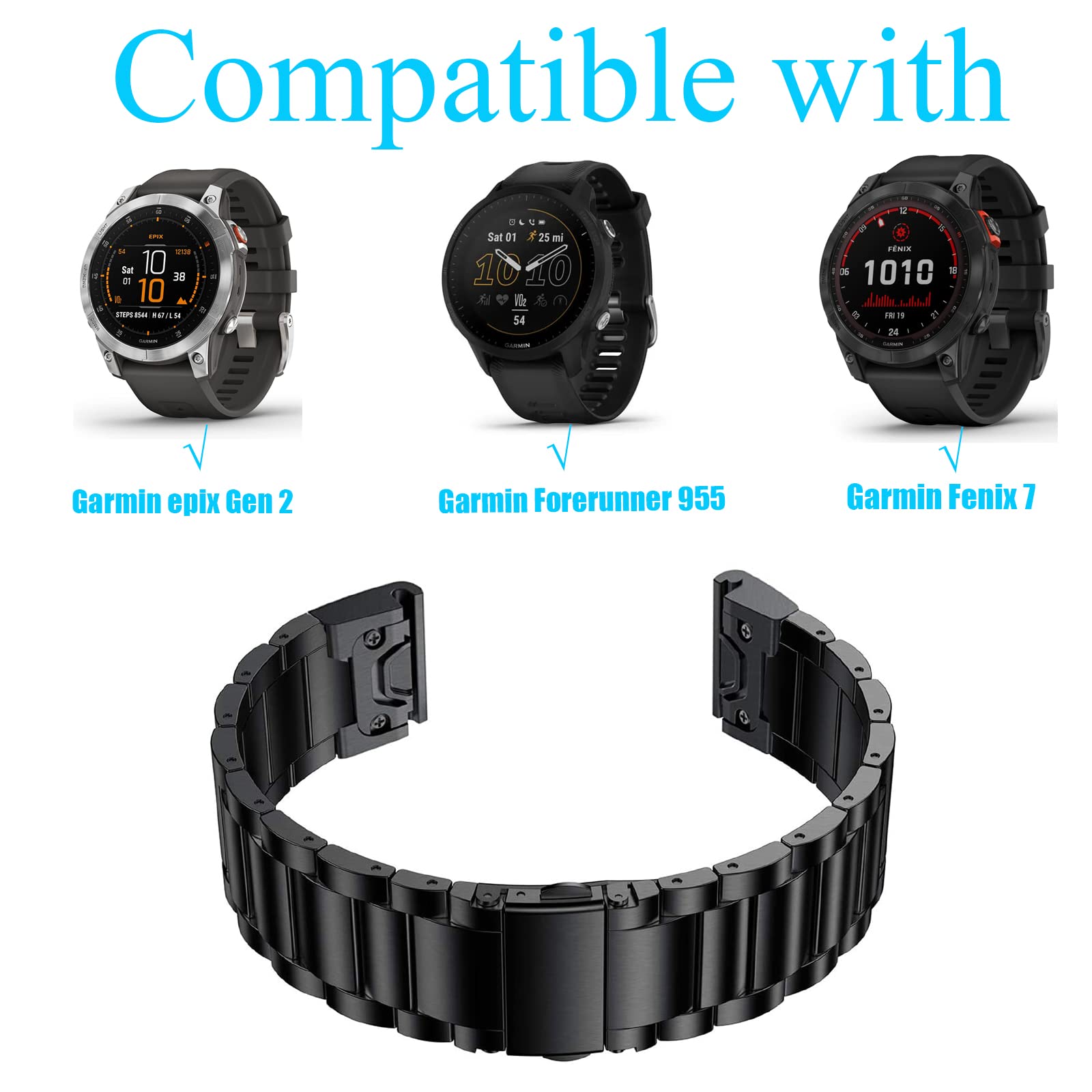 Compatible for Garmin Forerunner 955 Band - Image 2