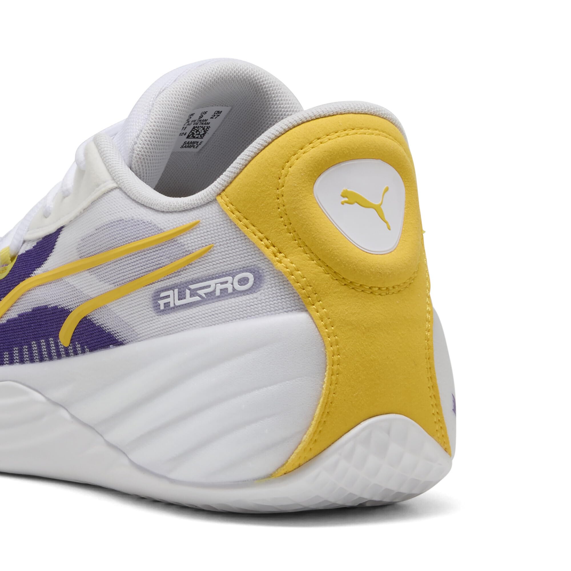 PUMA Zapatillas de Baloncesto All-Pro Nitro™ LA Unisex 43, Team Violet Pelé Yellow Purple
