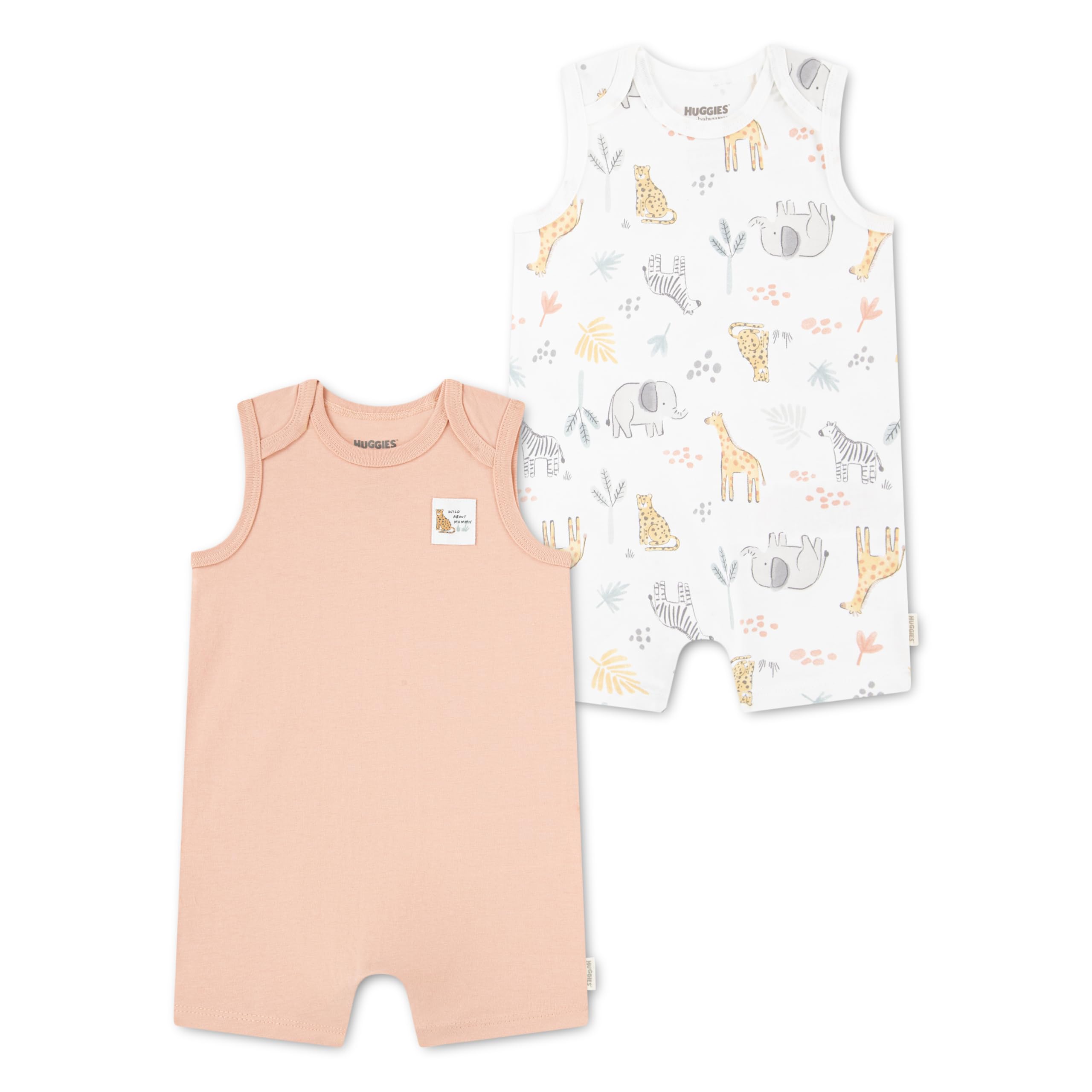 HUGGIES Baby - Jungen Z3304 HUGGIES 2er-Pack Strampler (2er Pack)