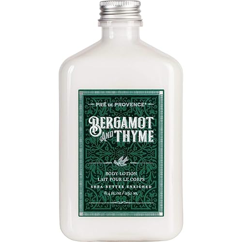 Pre de Provence Bergamot & Thyme - Colección de fragancias para hombre, loción corporal, 8.5 fl oz