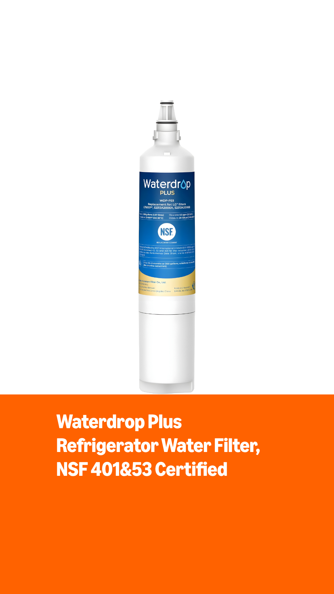 Amazon.com: Waterdrop Plus 5231JA2006A NSF 401&53 Certified