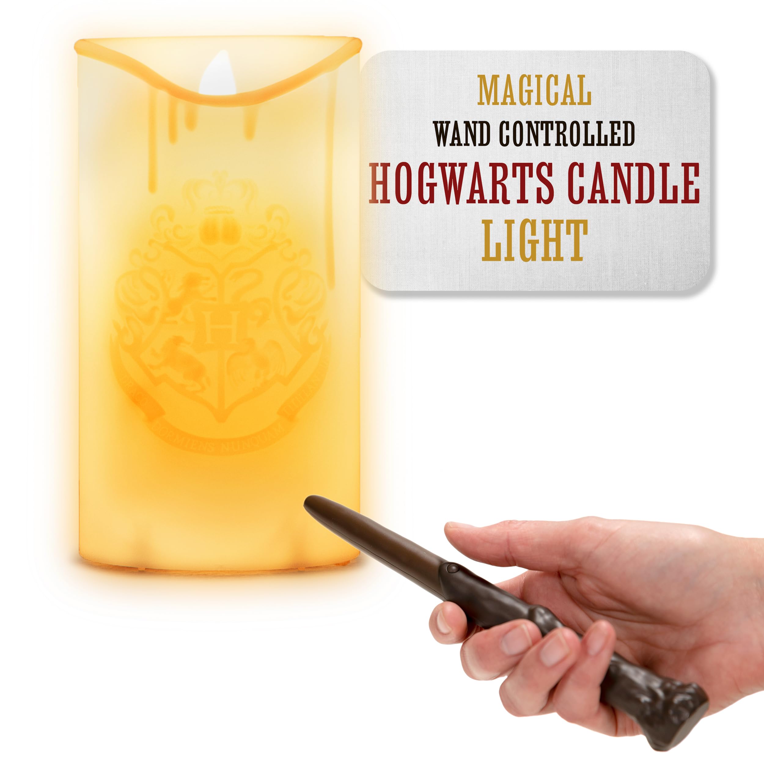 Paladone Hogwarts Candle Light with Wand Remote Control, Officially Licensed Harry Potter Merchandise