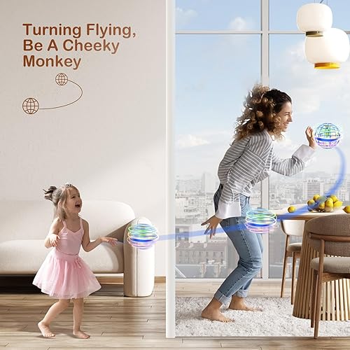 Miniatura 5 de Bola de orbe voladora 2023 Galaxy Cosmic Globe UFO Boomerang Hover Ball Galatic Fidget Spinner Mini Drone Cool Toys Ideas de regalo de cumpleaños