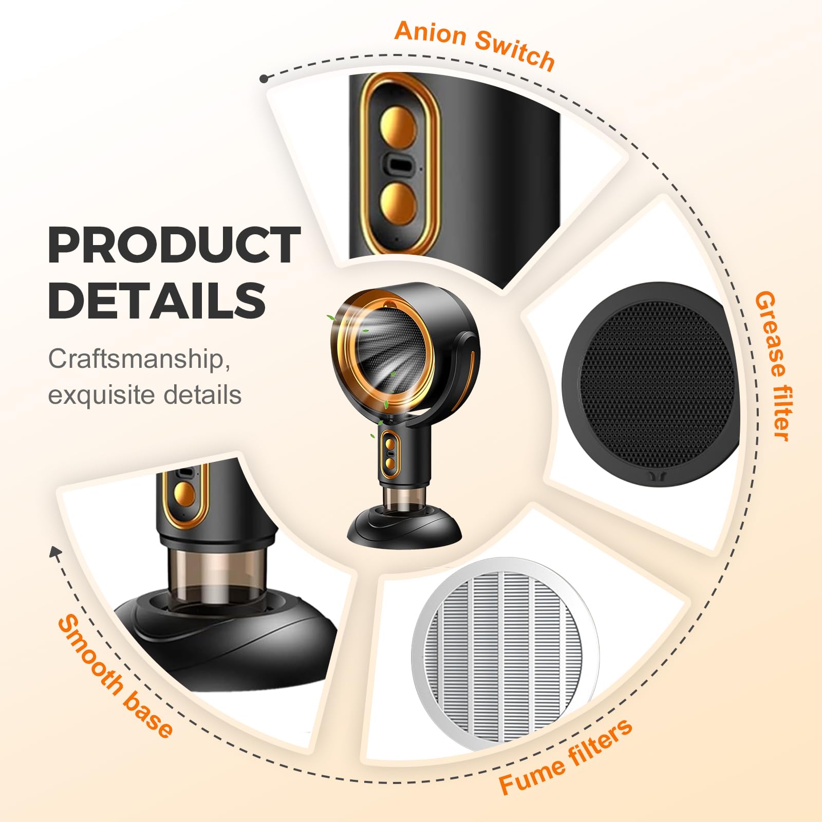 Indoor Smoke Eliminator Fan PuffHide Smoke Purifier Fan