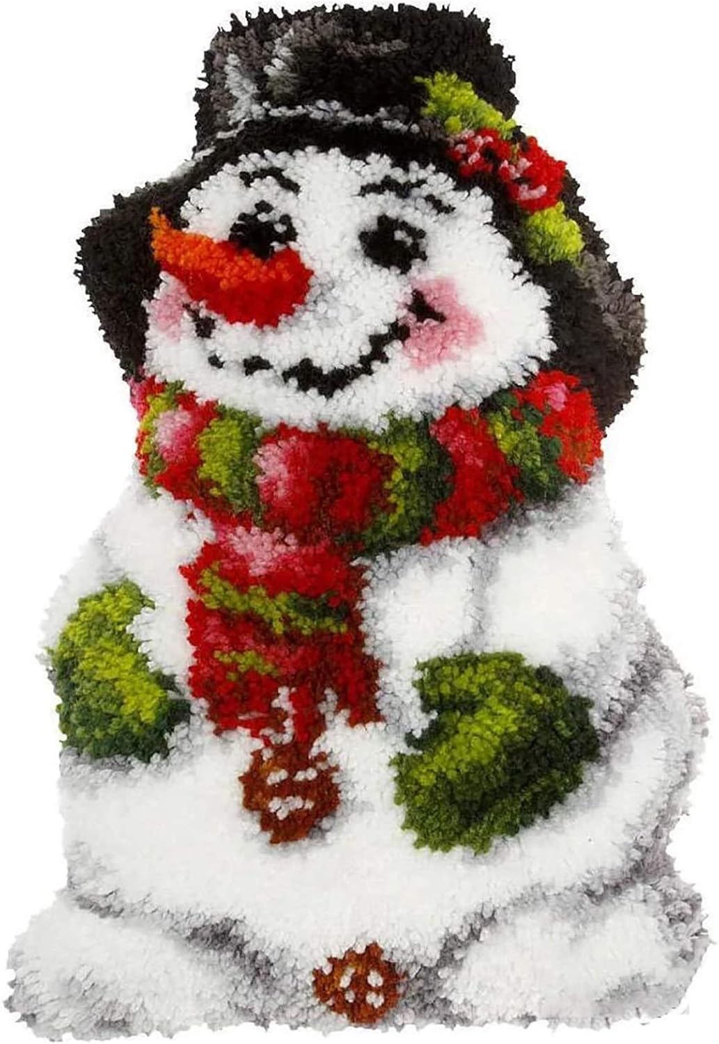 MIAOLLUN Christmas Latch Hook Kits, Snowman Latch Hook Kits