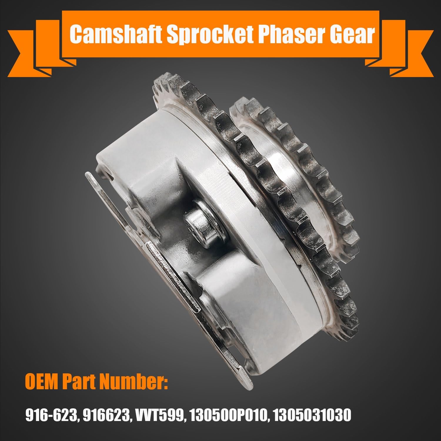 Engine Intake & Exhaust Variable Timing Sprocket Camshaft Gear Compatible with Toyota Tacoma 2005-2015, Tundra 2005-2011, 4Runner 2003-2009, FJ Cruiser 2007-2010, 4.0L,OE# 130500P010,916-623