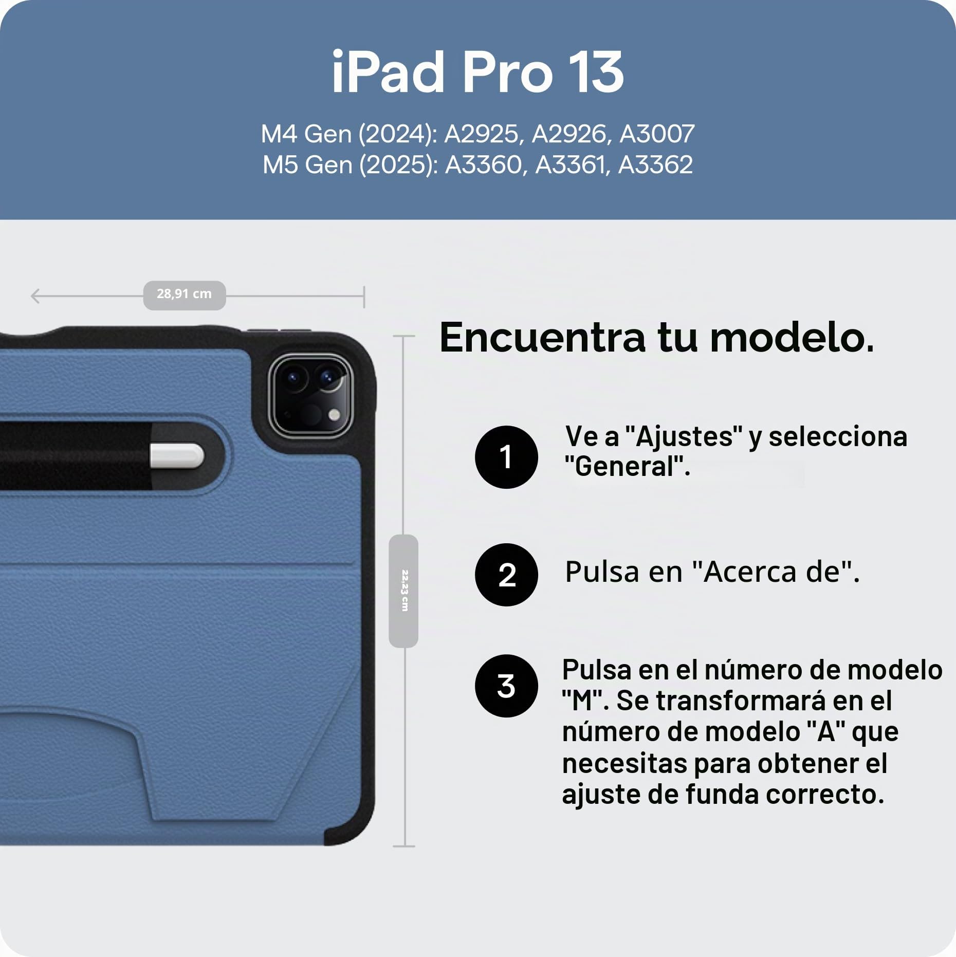 ZUGU Case for iPad Pro 13 (M4 / M5) 2024/2025 Protective Case with
