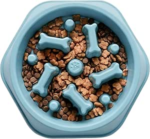 Amazon.com: Slow Feeder Dog Bowls Anti Gulping Reduces Gastric Burden ... - I Basically Entity Eating Slow Eating Bowls For Dogs With Digestive Issues