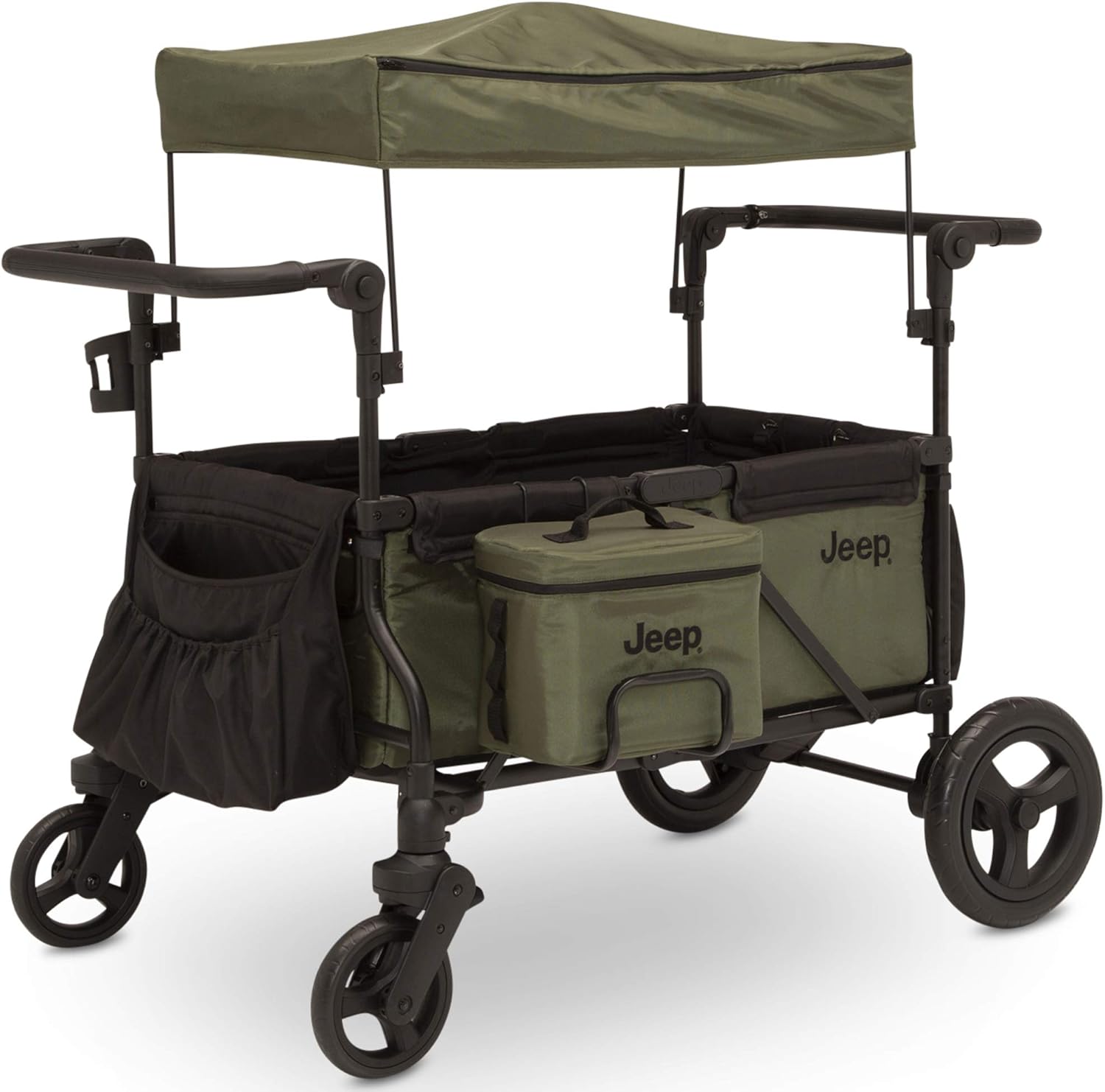 Jeep Deluxe Wrangler Stroller Wagon with Cooler Bag