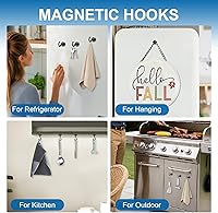 Vista 2 de LOVIMAG Ganchos magnéticos, paquete de 12 ganchos magnéticos de 30 libras + gancho magnético 2026 Cruise Cabin Ship Essentials Heavy Duty Strong