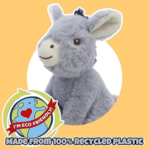 Miniatura 2 de Deluxe Paws Your Planet - Peluche ecológico suave de 6 pulgadas (Donkey)