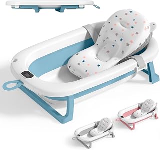 JUPPLIES · bañera plegable con cojín y termómetro