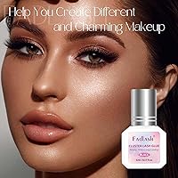 Vista 8 de FADLASH Pegamento de pestañas en racimo negro para extensiones de pestañas DIY, pegamento de pestañas impermeable de secado rápido de 2-3 segundos