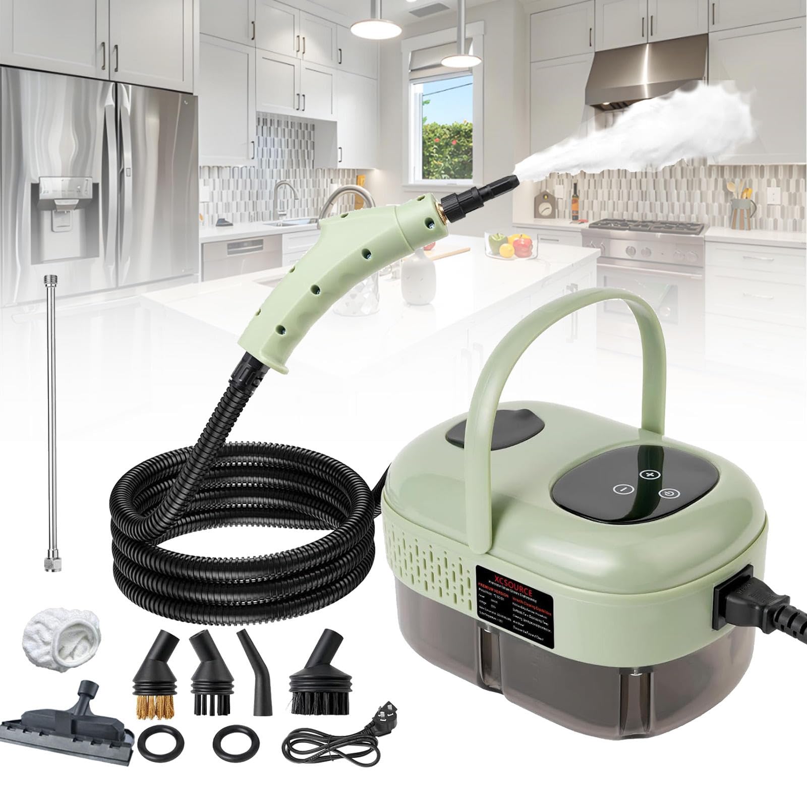 ポータブル 高温ドライスチーム Amazon.co.jp : ポータブルスチームクリーナー、高圧高温、2500W多目的
