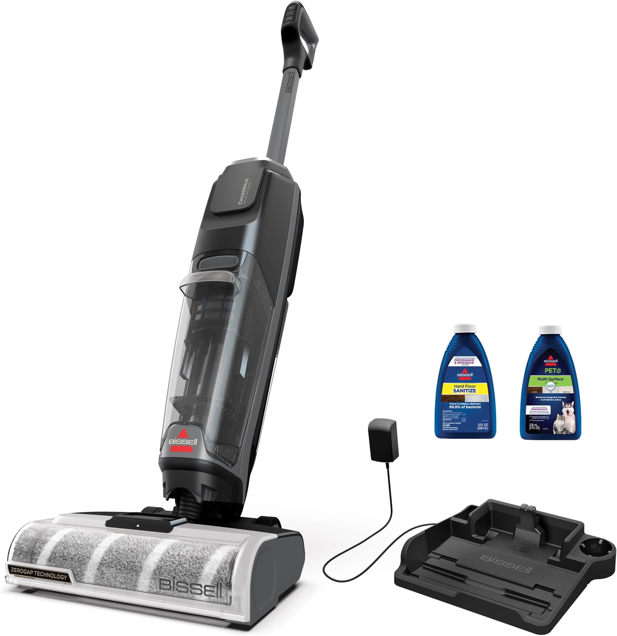 CrossWave® OmniForce™ Edge Cordless Multi-Surface Hard Floor Cleaner Wet Dry Vacuum with Zero-Gap Edge Technology, 3930F