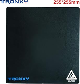 Ajzar Heated Bed Sticker Sheet Build Surface High Temperature Resistant 255 * 255mm/10.0 * 10.0in for 3D Printer Hotbed