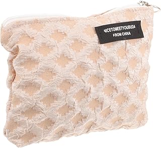 KALLORY Aunt Towel Storage Bag Travel Organizer Bags Tote Organizer Purse Organizer Bags Large Capacity Period Bag Napkin Container Travel Menstrual Pad Pouch Cute Coin Purse Pads