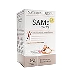 Nature\'s Trove SAM-e 400mg 90 Enteric Coated Caplets. Vegan, Kosher, Non-GMO Project Verified, Soy Free, Gluten Free - Cold Form Blister Packed.