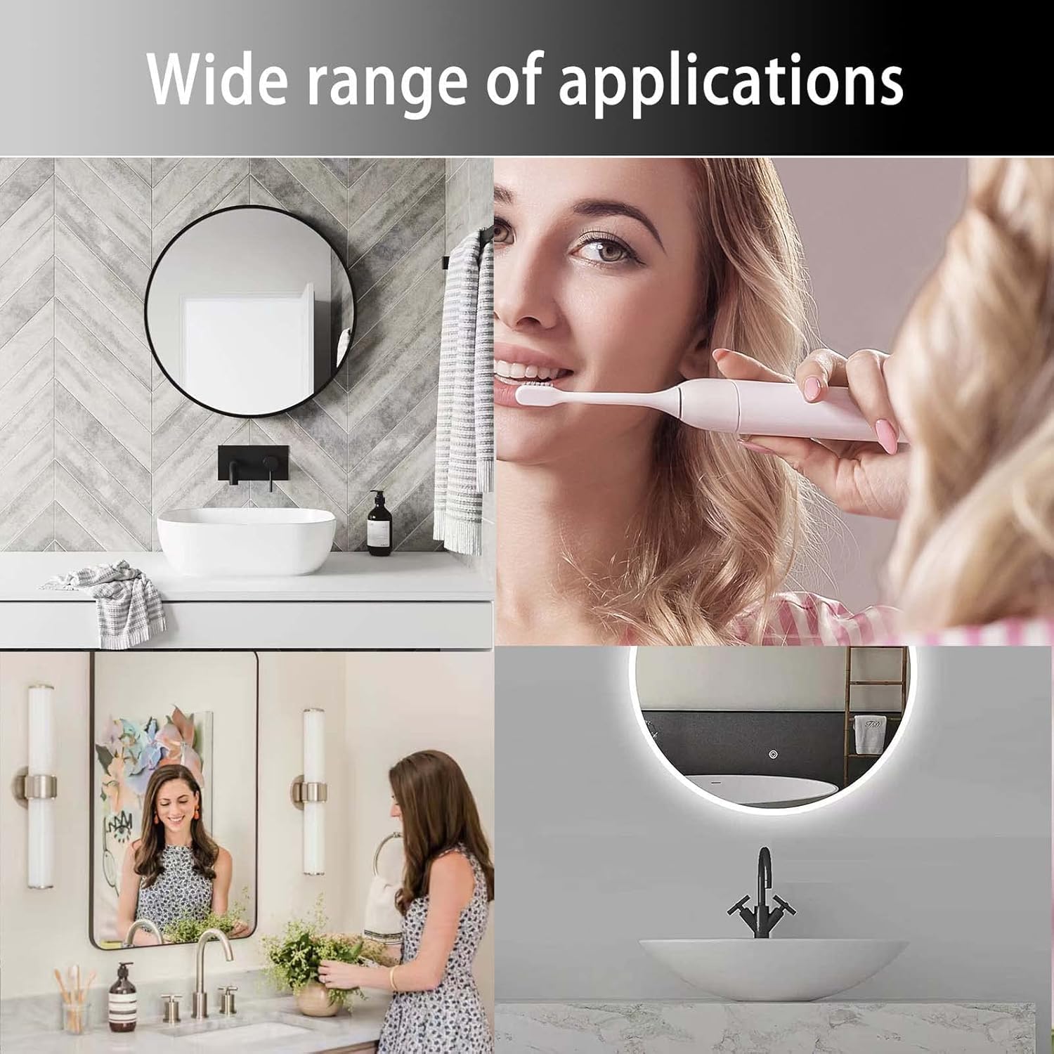 Porta Spazzolino Elettrico Multifunzione, Portaspazzolino Elettrico, Portaspazzolini da Bagno da Parete, Portaspazzolini da Bagno, 4 Fori Portaspazzolino Universale Elettrico, Base Diatomee