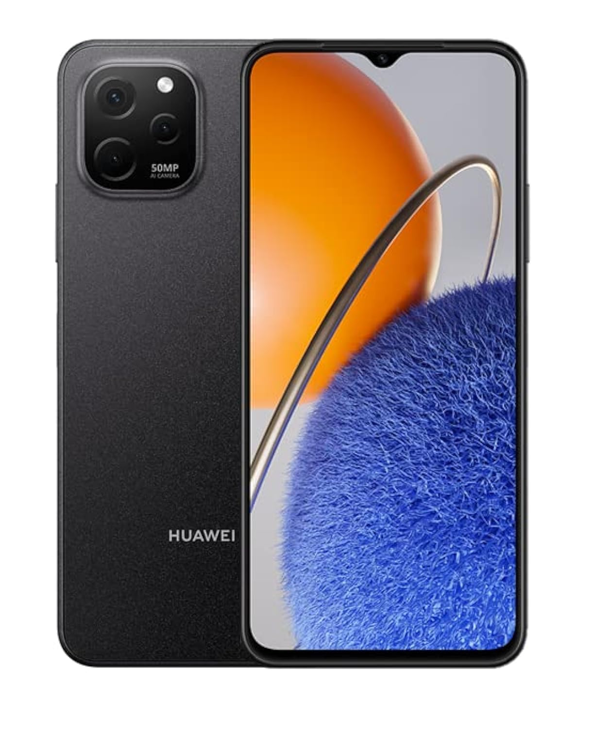 HUAWEI nova Y61 Smartphone, 50 MP AI Triple Camera, 22.5 W HUAWEI SuperCharge, 5000 mAh Powerful Battery, Exquisite ID Design, 4GB RAM + 128GB ROM, EMUI 12, Sapphire Blue