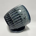 Ceramic Pots for Plants, 6in Ceramic Planters for Indoor Plants, Flower Pots with Drainage and Saucer, Reactive Glaze Blue