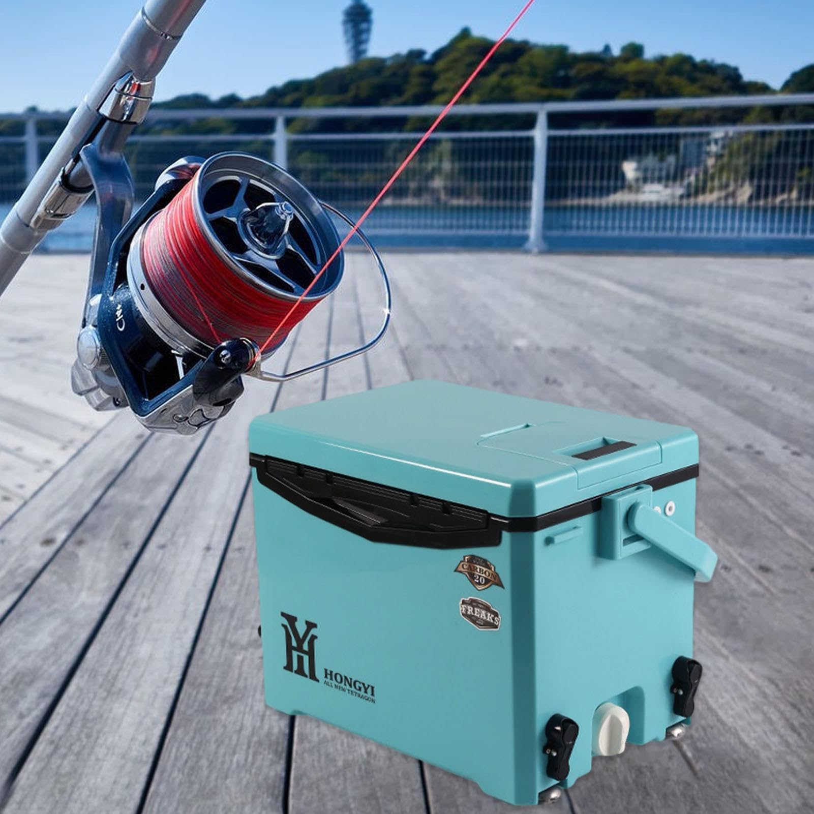 Hielera aislada, portátil ultraligera, enfriador de viaje para bebidas, picnics, barbacoas, barcos, mantiene las bebidas frías y frescas | picnics, barbacoas, barcos, mantiene las bebidas frías y frescas