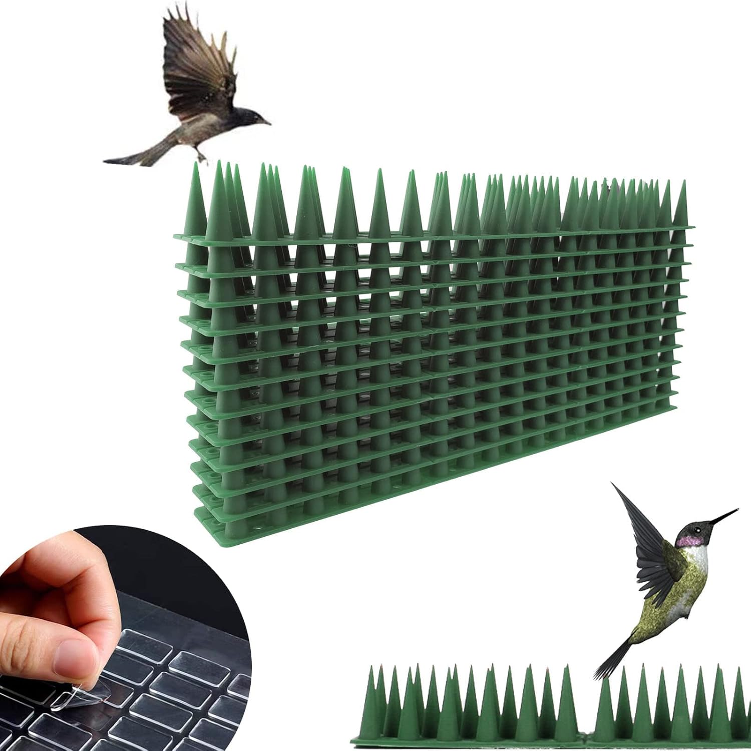 Amazon Co Jp 鳥よけグッズ とげマット カラスよけ Tangmonfly 害獣よけ 猫よけ 鳥よけグッズ カラスよけ 鳩よけグッズ 蛇よけ 鼠よけ 鳩よけ 33cmx4 5cm 動物撃退器 害獣対策 庭 ガーデニング 園芸 菜園 天丼 屋根 簡単設置 グリーン 12本セット Diy 工具 ガーデン