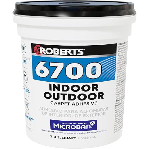 ROBERTS 6700-0 1 Quart Indoor/Outdoor Carpet/Artificial Turf Adhesive