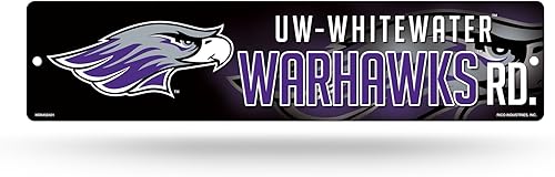 Miniatura 124 de NCAA Rico Industries Placa de calle de plástico Placa de calle de plástico de 4" x 16" Color del equipo,Alternativo,Champ,man