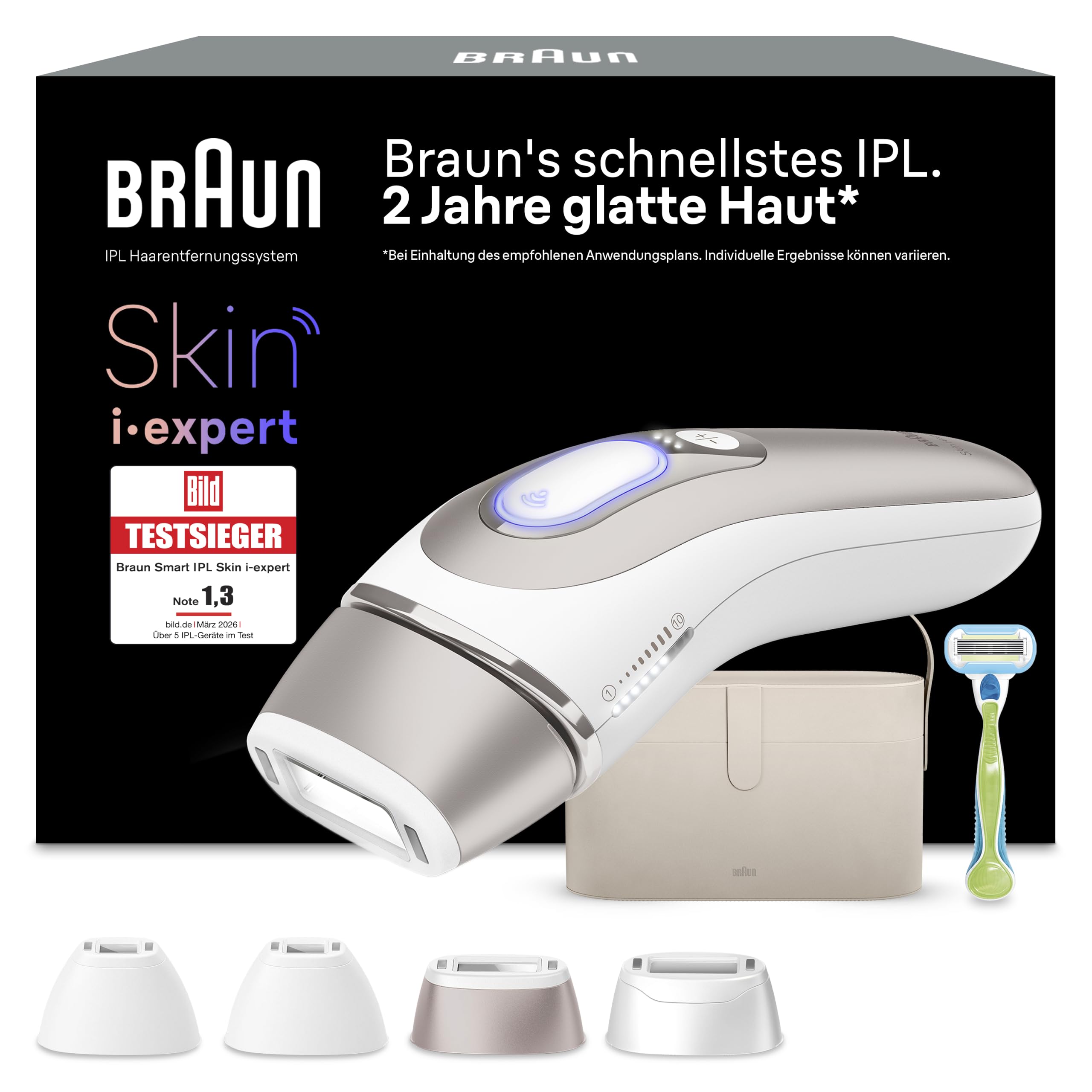Braun Smart IPL 7 Skin i·expert – PL7387 (Weiß/Rosegold)