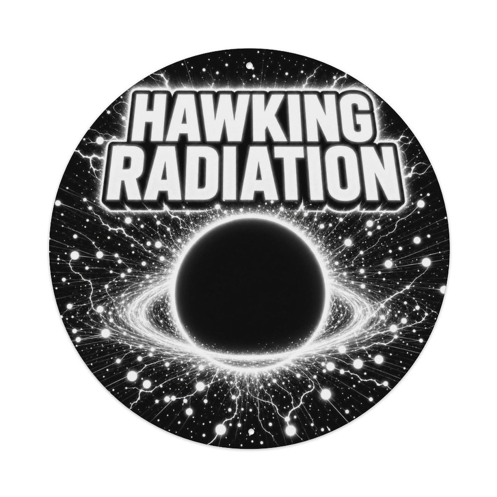 Deep Space Astronomy Relativity Black Hole Cosmos Metal Tin Sign