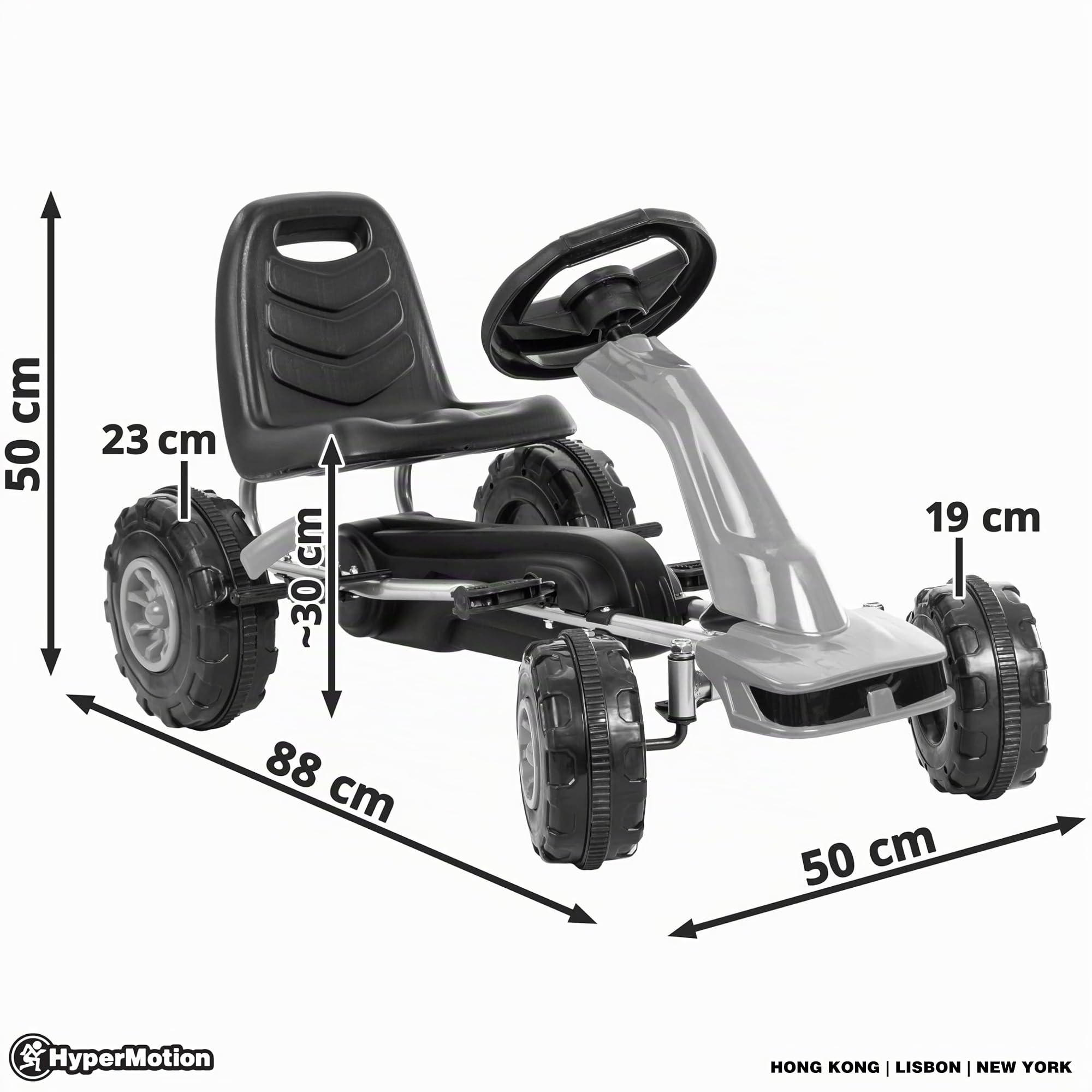 Kart à Pédales - Katring - HyperMotion - 4 Roues - 3 Modes Kart à Pédales - Katring - HyperMotion - 4 Roues - 3 Modes