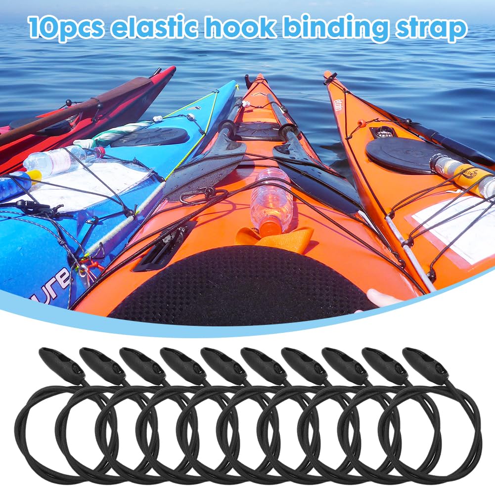 10 correas tensoras expansoras, tensores de equipaje, gomas tensoras de 50 cm, gomas elásticas para portabicicletas, pizarras de advertencia, bicicleta, motocicleta, camping, lona, correas de sujeción — view 6