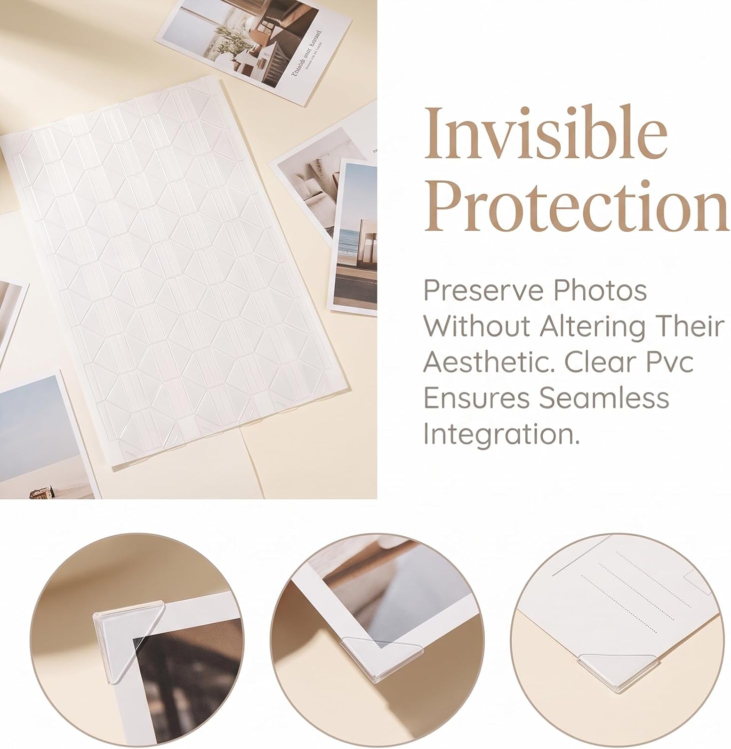 15 Pcs Adhesive Photo Corners, Photo Corners Self Adhesive
