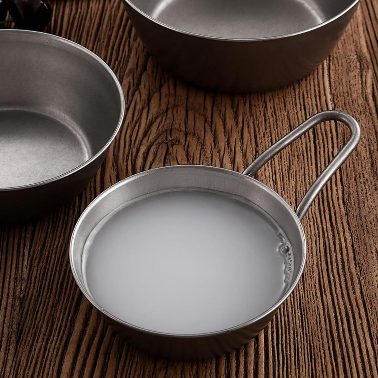 4 Pack Korean Traditional Wine Bowls with Handle, 20 Oz