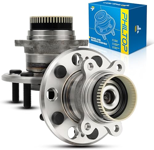 Miniatura 58 de PHILTOP 513294 Conjunto de cubo de rodamiento de rueda delantera 5 lengüetas para Nissan Altima 2007 2008 2009 2010 2011 2012 Conjunto de cojinete