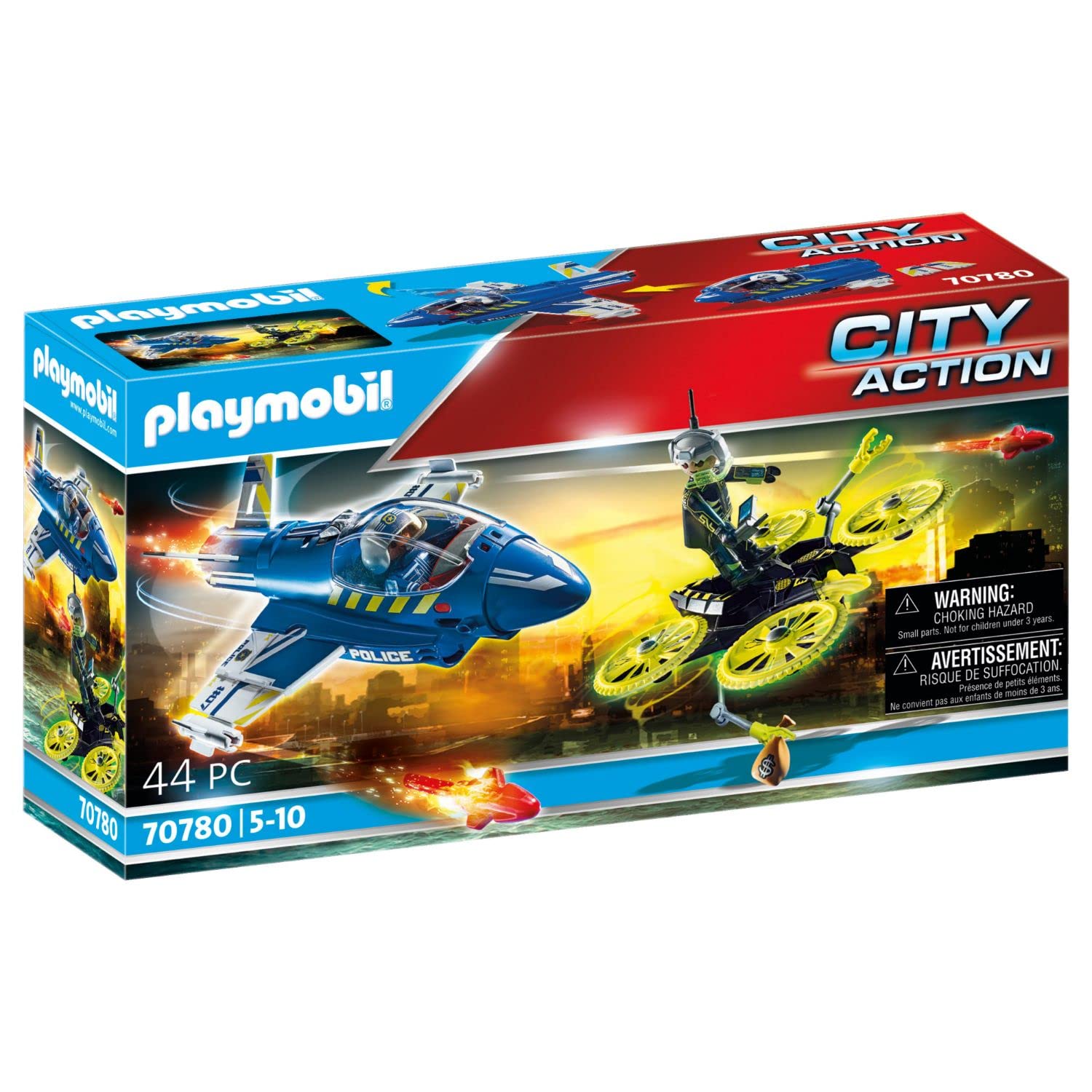 Playmobil 70780 Politiejet: Drone Eightboat