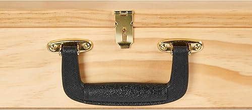 Miniatura 4 de Vitrina portátil de madera de pino natural de 36 pulgadas - 24 pulgadas de ancho x 36 pulgadas de largo x 4 pulgadas de profundidad