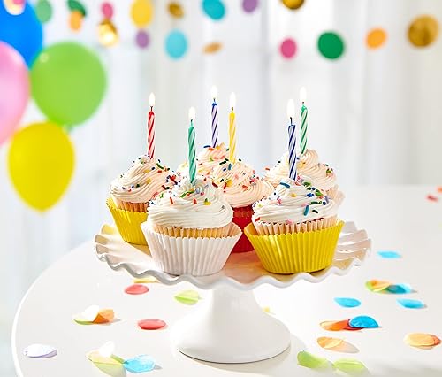 Miniatura 3 de Velas de cumpleaños American Greetings, espiral multicolor grande (36 unidades)