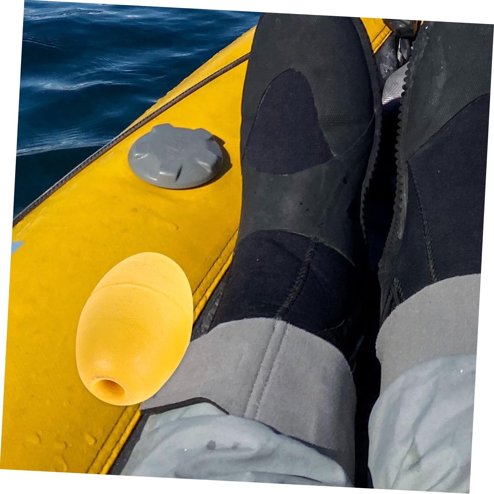 Kisangel 2 Pezzi Galleggianti per Kayak Yacht Ancora Corda Galleggianti Boa Set per Pesca Sportiva Nuoto