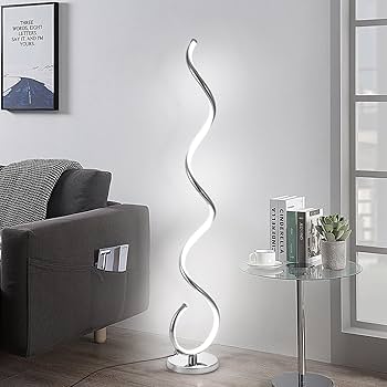 ADISUN LED Modern Floor Lamp for Living Room, Spiral Floor ADISUN LED Modern Floor Lamp for Living Room, Spiral Floor