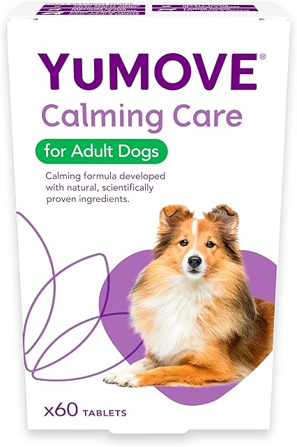 YuMOVE Calming Care for Adult Dogs | Previously YuCALM Dog | Calming Supplement for Dogs who are Stressed or Nervous |60 tablets | Packaging may vary