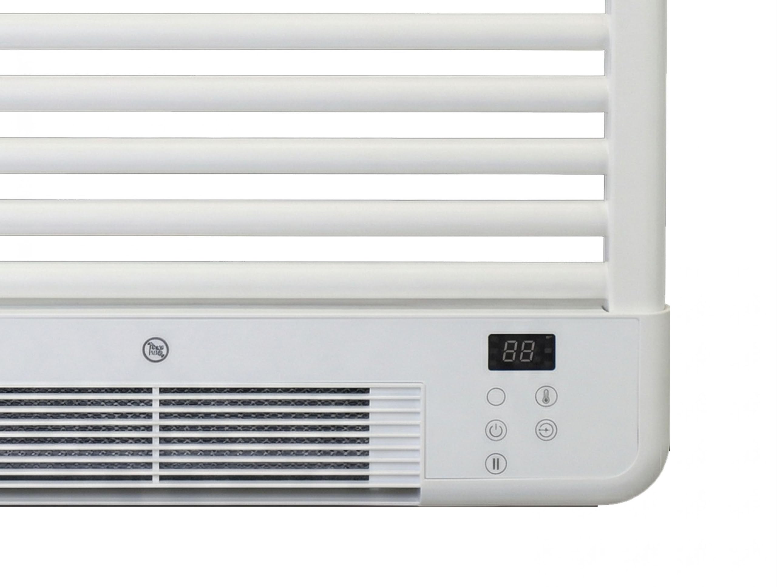 PUR LINE | Radiador NTW-11B Turbo Radiador Toallero Eléctrico Blanco con Calefactor Integrado – Toallero eléctrico con Control WiFi, Display LED táctil, termostato programable y protección IP24