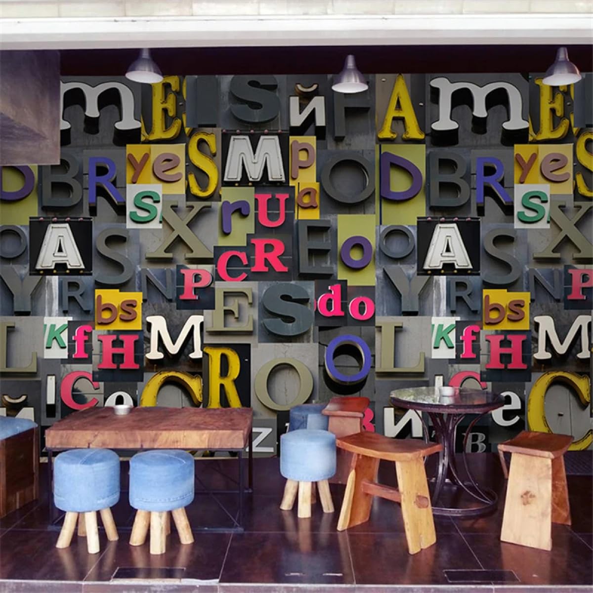 Papier Peint 3D Numérique Salon Moderne Revêtement Mural Autocollant