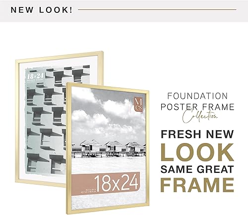 Vista 233 de MCS Gallery Foundation - Marco de póster, marco de fotos para arte de pared, negro, 16 x 20 pulgadas, individual