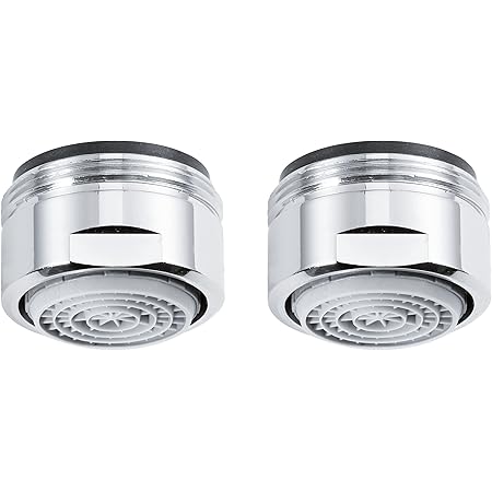 Perlator SLC 11000598 Water-Saving Shower Head M24 Chrome-Plated Set of 2