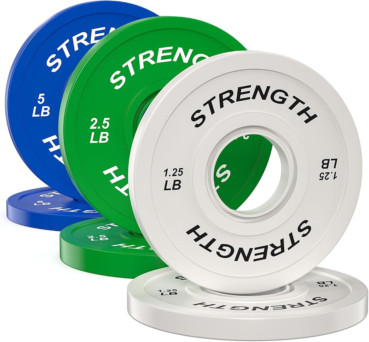 Placas de parachoques olímpicas de 2 pulgadas, 100% caucho virgen, peso con barra de bajo rebote para entrenamiento de fuerza en el gimnasio en casa, 10 lb-45 lb negro con código de colores