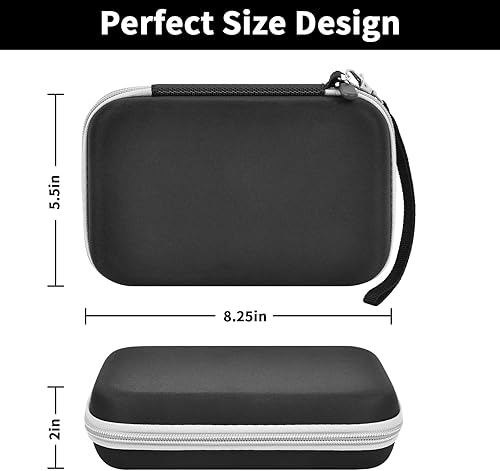 Miniatura 4 de casmilee Case Compatible with Giiker Super Slide Brain Games, Brain Teaser Puzzles Organizer Storage Bag, Flow Slider Puzzle Game Holder (Black)